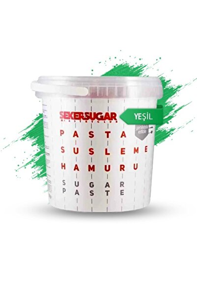ŞEKER & SUGAR ŞEKER & SUGAR ŞEKER HAMURU 1 KG YEŞİL