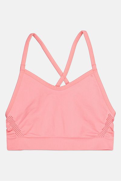 Nike Kids Girl Non Padded Training Sports Bra, Pink