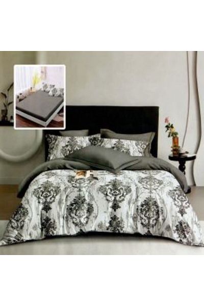 Ralex Economic Package Double Bed Linen Finet 6 Pieces with Mattress Cover + 2 Quilted Pillows 50 x 70 cm