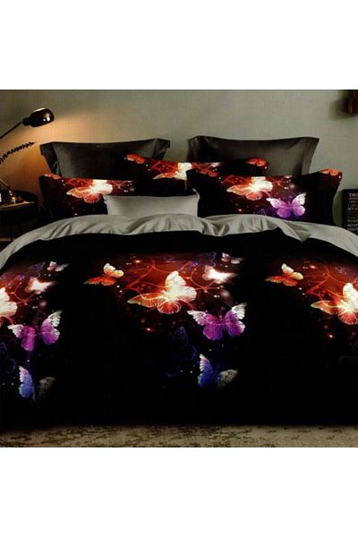Ralex Economic package double bed linen set Finet 6 pieces + 2 quilted pillows 50x70 cm + 200x215 cm duvet