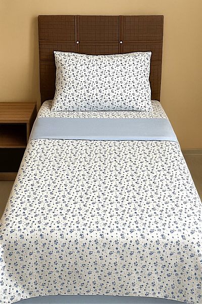 MixCotton Home Комплект плик за завивка 160x220 см + еластичен чаршаф 100x220 см + възглавница 50x70 см