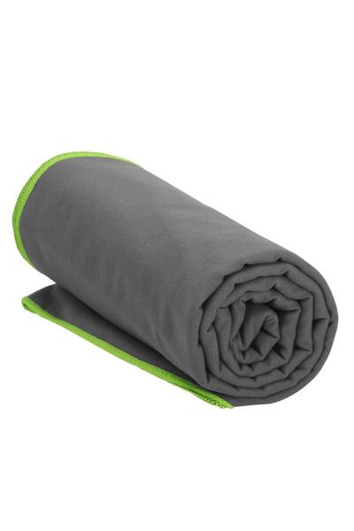SERSIMO Quick-drying beach towel, carrying case, 90x180cm, gray