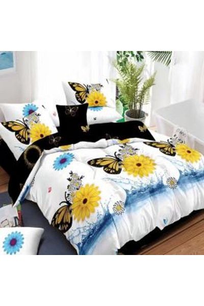Ralex Economic Bedding Package Double Bed Finet 6 Pieces + 2 Quilted Pillows 50 x 70 cm + Spring-Autumn Qu