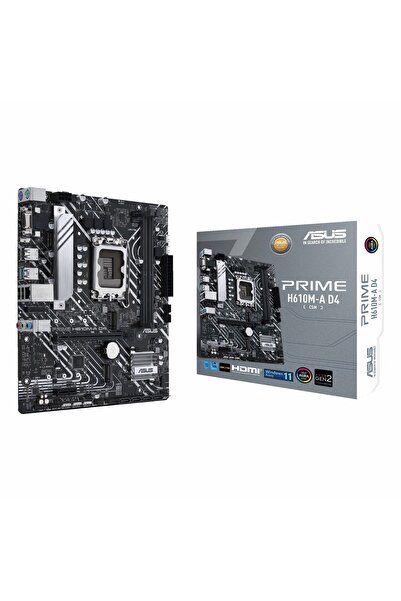 ASUS لوحة أم Prime H610M-A D4-Csm DDR4 (3200 ميجاهرتز) Oc M.2 Vga/Hdmi/Dp Pcie 4.0 1700P Matx