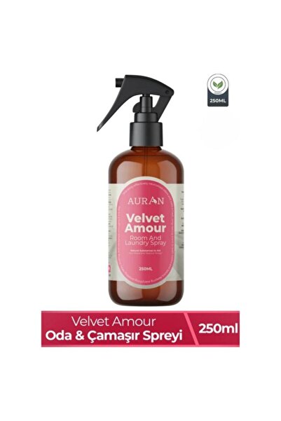 AURAN Velvet Amour Parfümlü Oda ve Çamaşır Spreyi Ortam ve Kumaş Kokusu Velve...