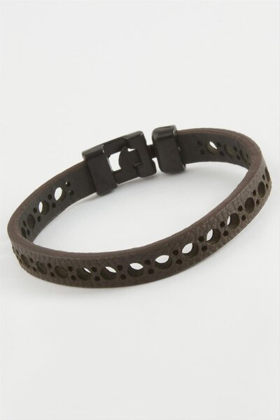 Ronanna Dotted Quality Faux Leather Bracelet