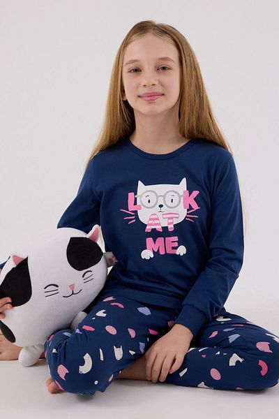Rolypoly Girl's Blue Pajama Set