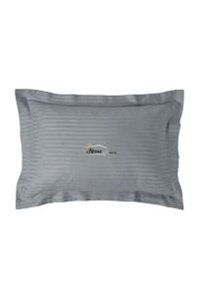 HomePuls Bedsheet with Elastic Damasc Polycotton Stripe 1 cm, 150 x 250 cm for Mattress 100 x 200 cm, Light G