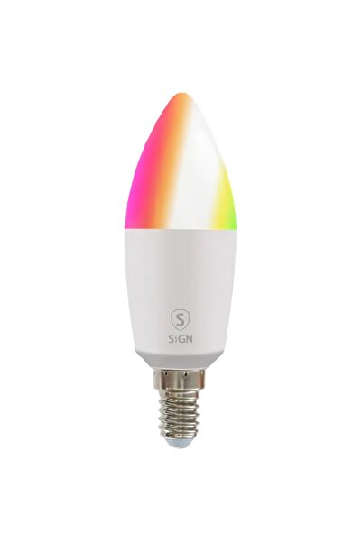 Dali Ceramic LED Bulb E14, 4.5W, 2700K - 6500K, Wi-Fi, RGB, White