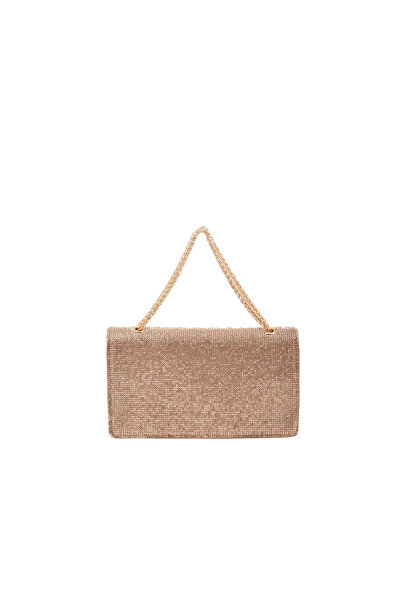 Generic Βραδινή τσάντα BG18896, Σαμπανιζέ