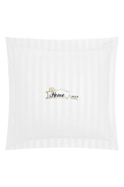 HomePuls Μαξιλαροθήκη από 100% βαμβάκι Δαμασκό 70 x 70 cm με περίγραμμα 3,5 c...