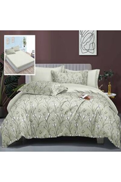 Ralex Elegance Double Bed Linen Set Finet 6 Pieces + Mattress Cover + 2 Quilted Pillows 50 x 70 cm + Quilt