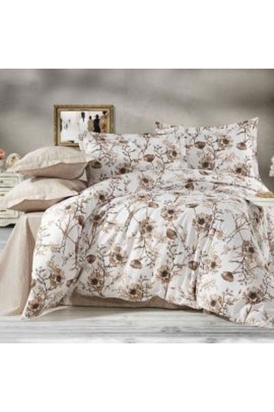 Ralex Double Bed Linen Set Cotton Ranforce 4 Pieces