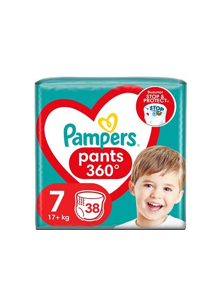 Pampers Scutece-chilotel Pants Jumbo Pack Marimea 7, 17 Kg, 38 Buc