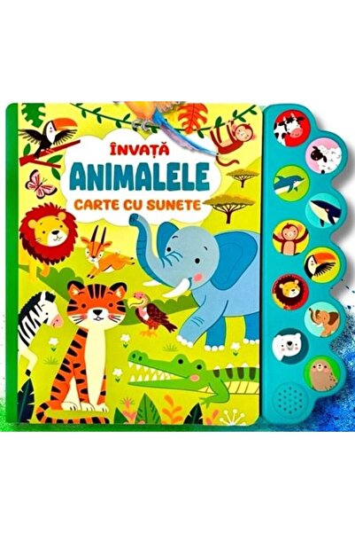 Editura Flamingo Junior Invata animalele. Carte cu sunete