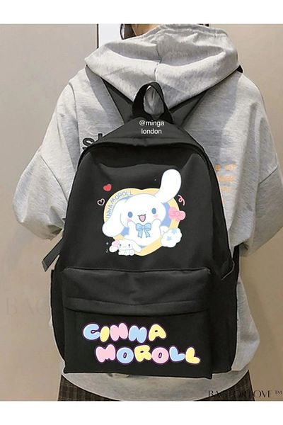 weywot Cinnamoroll Magnificent Affiliated School, Dershane, Course Front Pocket Backpack