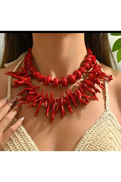 Enanice 2 Merjan Necklaces