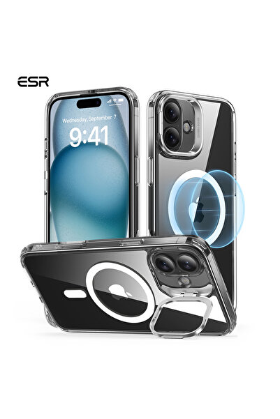 ESR Iphone 16 Plus HaloLock Magsafe Classic Hybrid Stantlı Silikon Kılıf + Ek...
