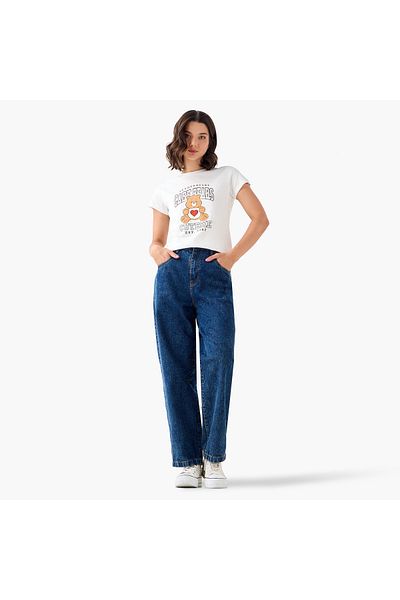 SP Characters Care Bears Print Crew Neck T-shirt