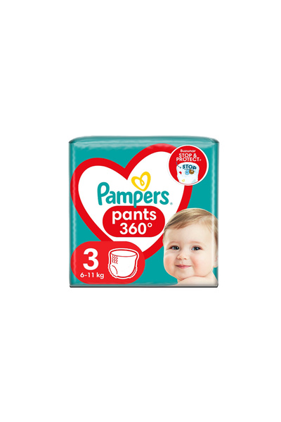 Pampers Scutece-chilotel Pants Jumbo Pack Marimea 3, 6-11 kg, 124 buc
