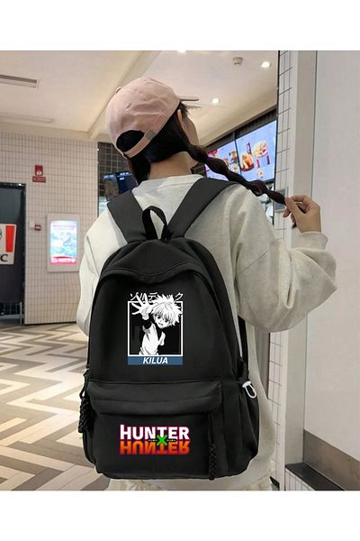 Touz Moda Унисекс ученическа раница с щампа от аниме Hunter X Hunter