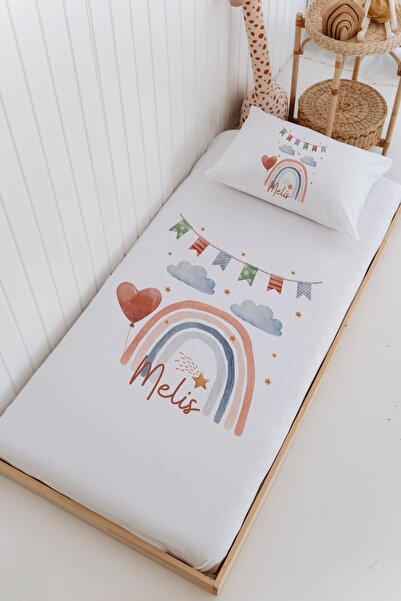 Lilabio İsme Özel %100 Pamuk Bebek Ve Çocuk Tek Kişilik 165 X 225 Cm Pike Tak...