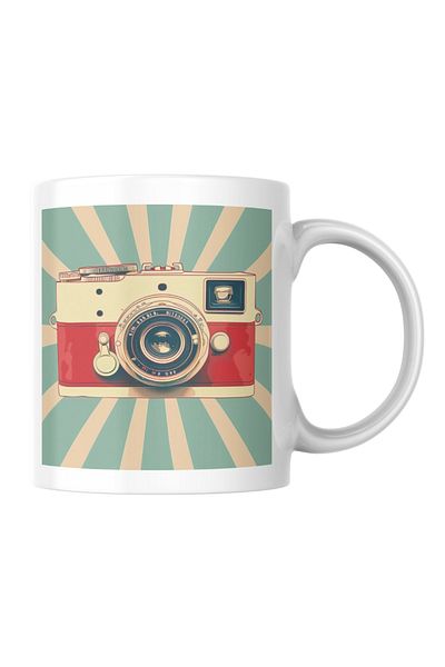 TakeTshirt Camera Printed Mug Cup Gift Tea Coffee Cup Coffee Mug