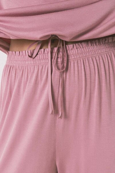 Women'secret Soft touch pink viscose Capri pyjamas