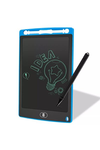 PROCART Tabletă grafică LED pentru scris și desen, stilou, buton de ștergere automată, 8,5 inch, albastră