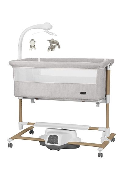Carrello Pătuț de pat și balansoar Bloom Silk Beige CRL-10304 3 în 1
