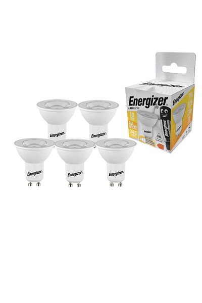 Energizer Set 5 becuri LED Energizer, GU10, 4.7W, 345 lumeni, 3000K, instant start, lumina calda, clasa energe