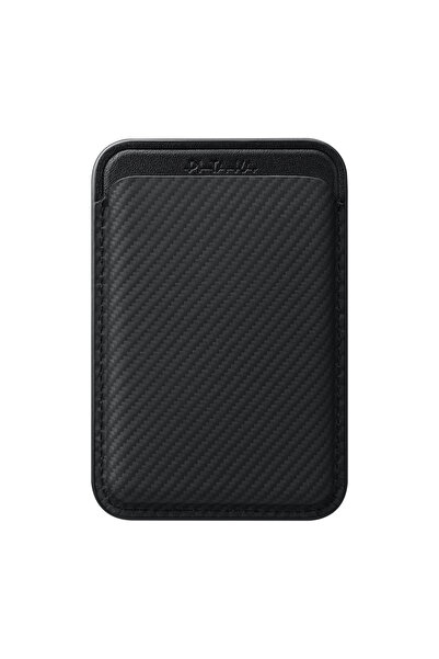 PITAKA Fibră țesut Serisi Aramid Tesut Magnetik Kartlık Siyah