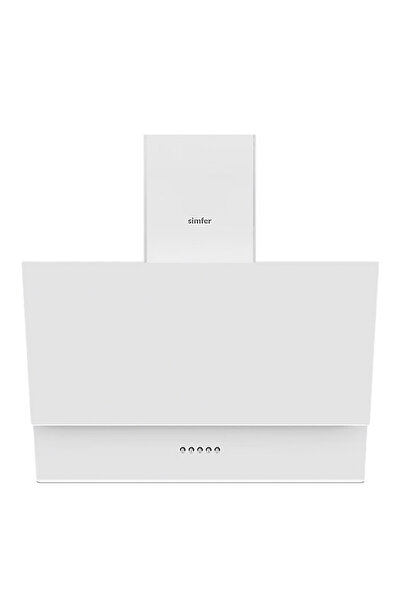 Simfer ✨3'lü Ankastre Set - 4 Fonksiyon Ankastre Fırın + Beyaz Cam Ocak + Push Button Silver Cam Davlumbaz