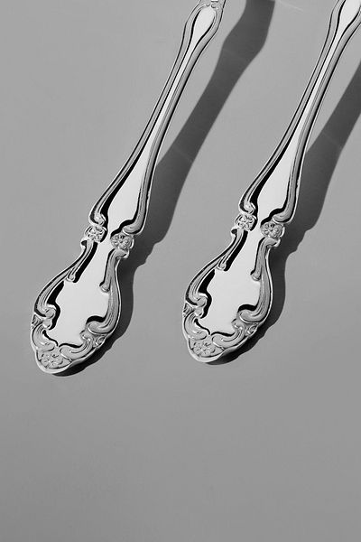 Nehir Adriana Plain 5 Piece Stainless Steel Serving Set