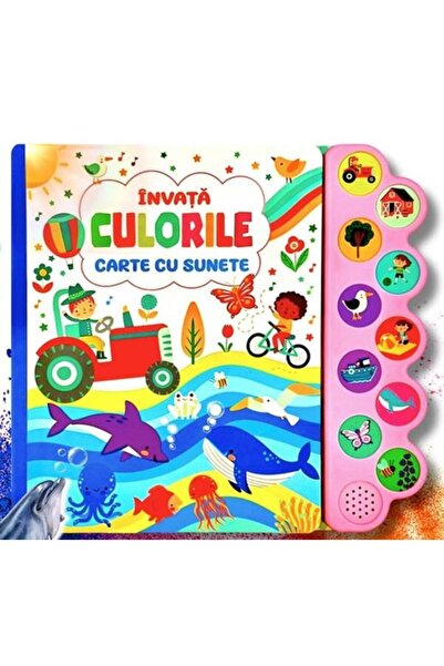 Editura Flamingo Junior Invata culorile. Carte cu sunete
