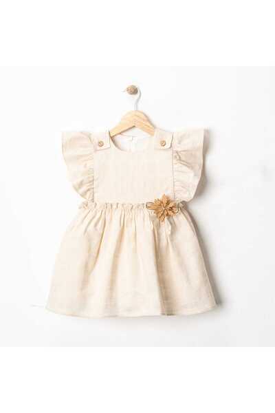 VİYOLİNA KETEN ELBİSE