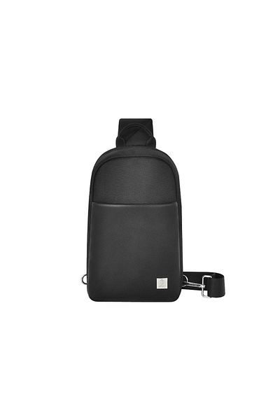 WIWU Hali Series Crossbody 1680D Waterproof Nylon Fabric Cross Body Bag with Shoulder Strap Black