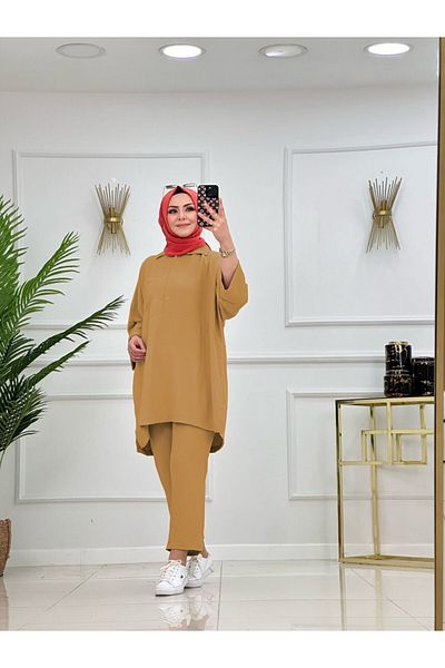 NİSUM MODA Set cămașă și pantaloni Ayrobin