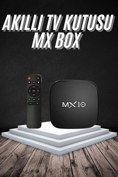 Clevora صندوق التلفاز الذكي Mx Box Android 7.1 صندوق التلفاز 2.4G Wifi