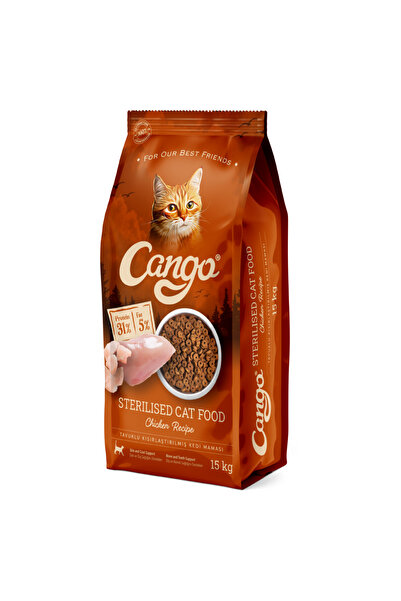 Cango Hrana uscata pisica adult, sterilizata, 15 kg, cu carne de pui, sanatat...