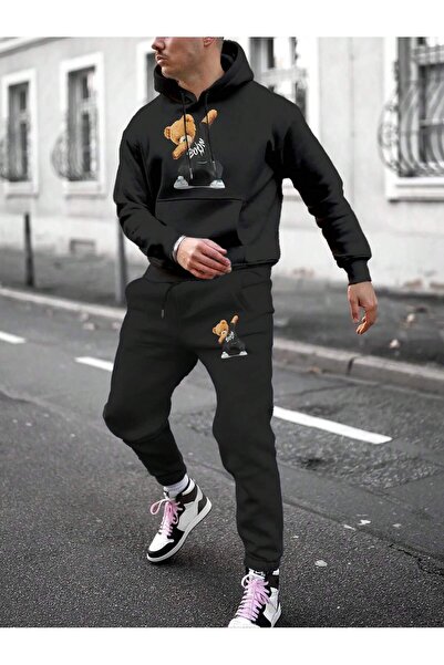 Lider Leather Ανδρικό σετ φόρμας με κουκούλα Jakinta Outdoors