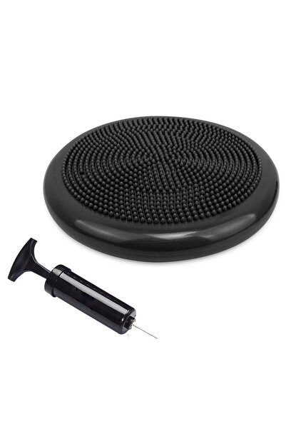 SERSIMO Perna fitness pentru echilibru, diametru 34cm, pompa inclusa, neagra