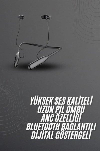 FMA 100 Saat Bluetooth Kulaklık Dijital Göstergeli ANC Özelliği Kablolu