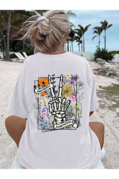 Lider Leather TRICOU DE DAMĂ CU IMPRIMEU, CU LINIȚĂ LARGĂ