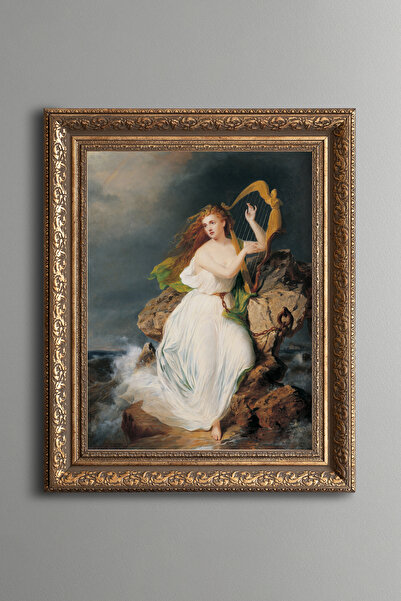 epiqart Erin's Harp - Cadru cu model vintage