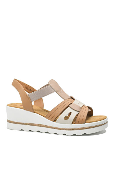 PASS Collection Sandale cu platformă pentru femei, colecția Pass, maro, piele