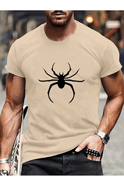 Lider Leather TRICOU BĂRBAȚI CU IMPRIMEU PĂIANJEN