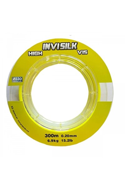 Mimteam Asso Invisilk Yellow Monofilament 300m, Diameter 0.28mm, Knot Strength 11.9kg