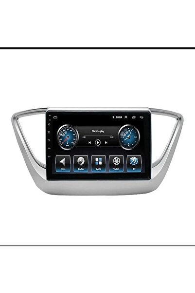Hyundai شاشة هيونداى اكسنت موديل 2018-2021 (رام2-الذاكرة 32) تدعم كار بلاى واندرويد اوتو /دقة 1080بكسل