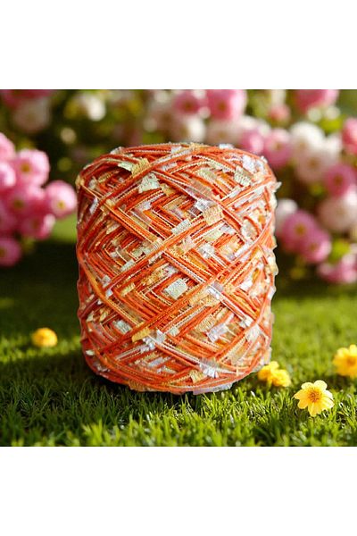 Kırlangıç Cotton Cotton & Ebruli Butterfly Mix Design Hand Knitting Rope 290 Gr